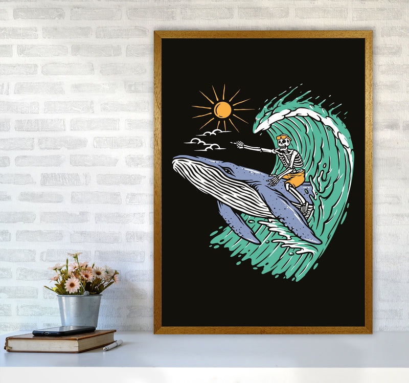 Going Straight! Art Print by Jason Stanley A1 Print Only