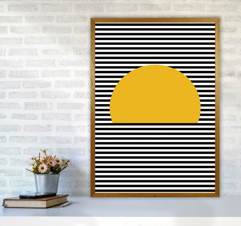 Sunset Line Art Art Print by Jason Stanley A1 Print Only