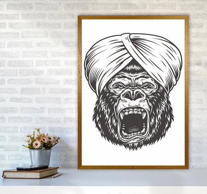 Wise Gorilla Art Print by Jason Stanley A1 Print Only
