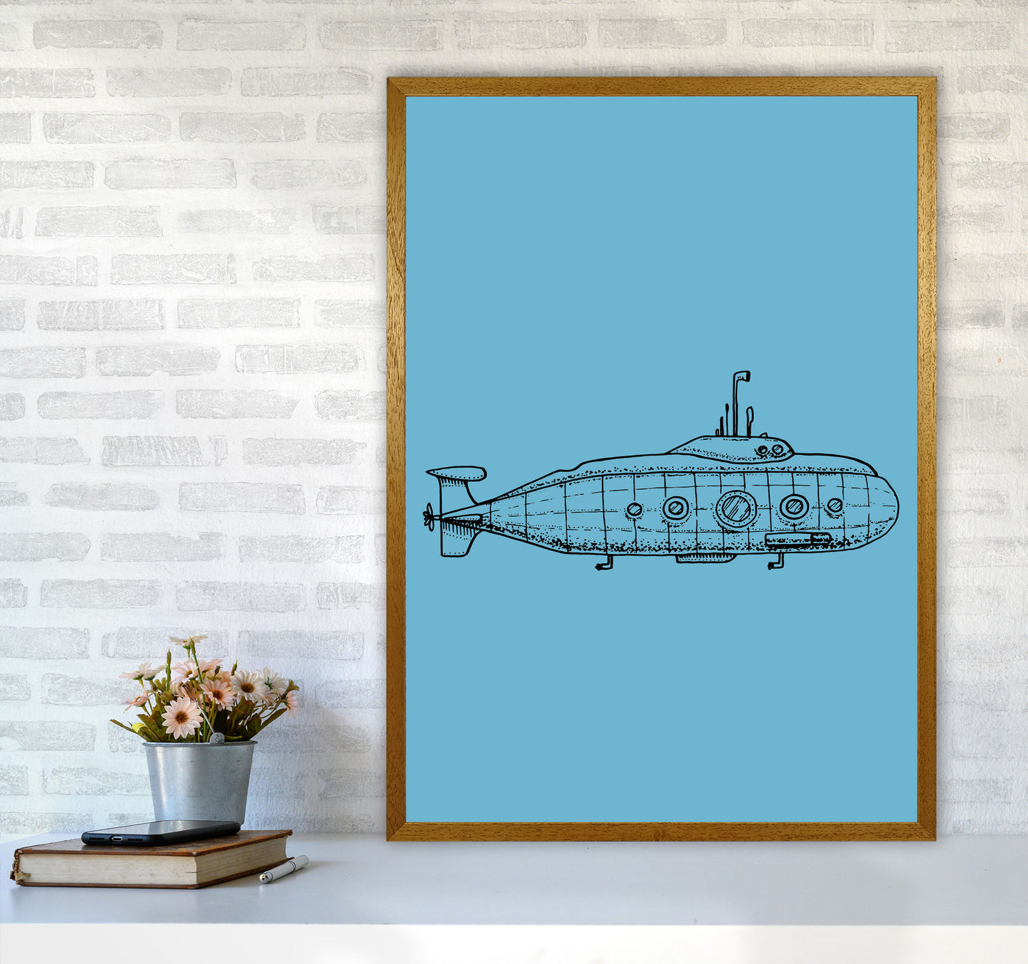 Below Sea Art Print by Jason Stanley A1 Print Only
