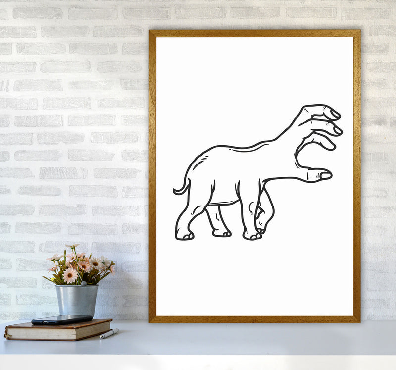 Hand-Head Art Print by Jason Stanley A1 Print Only