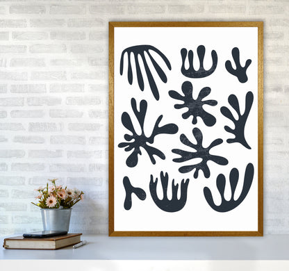 Minimal Abstract Algae I Art Print by Jason Stanley A1 Print Only