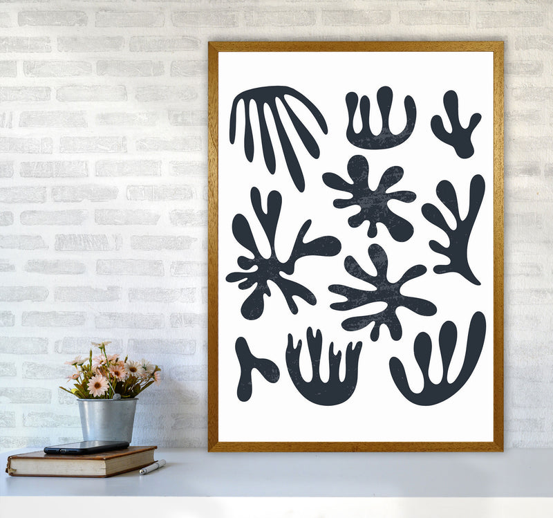 Minimal Abstract Algae I Art Print by Jason Stanley A1 Print Only