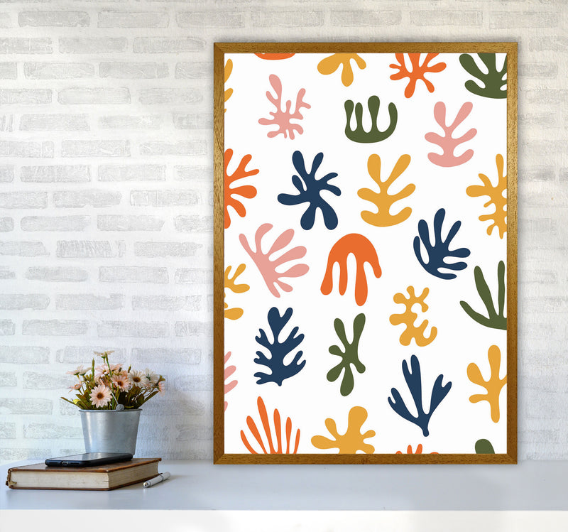 Minimal Abstract Algae IIII Art Print by Jason Stanley A1 Print Only