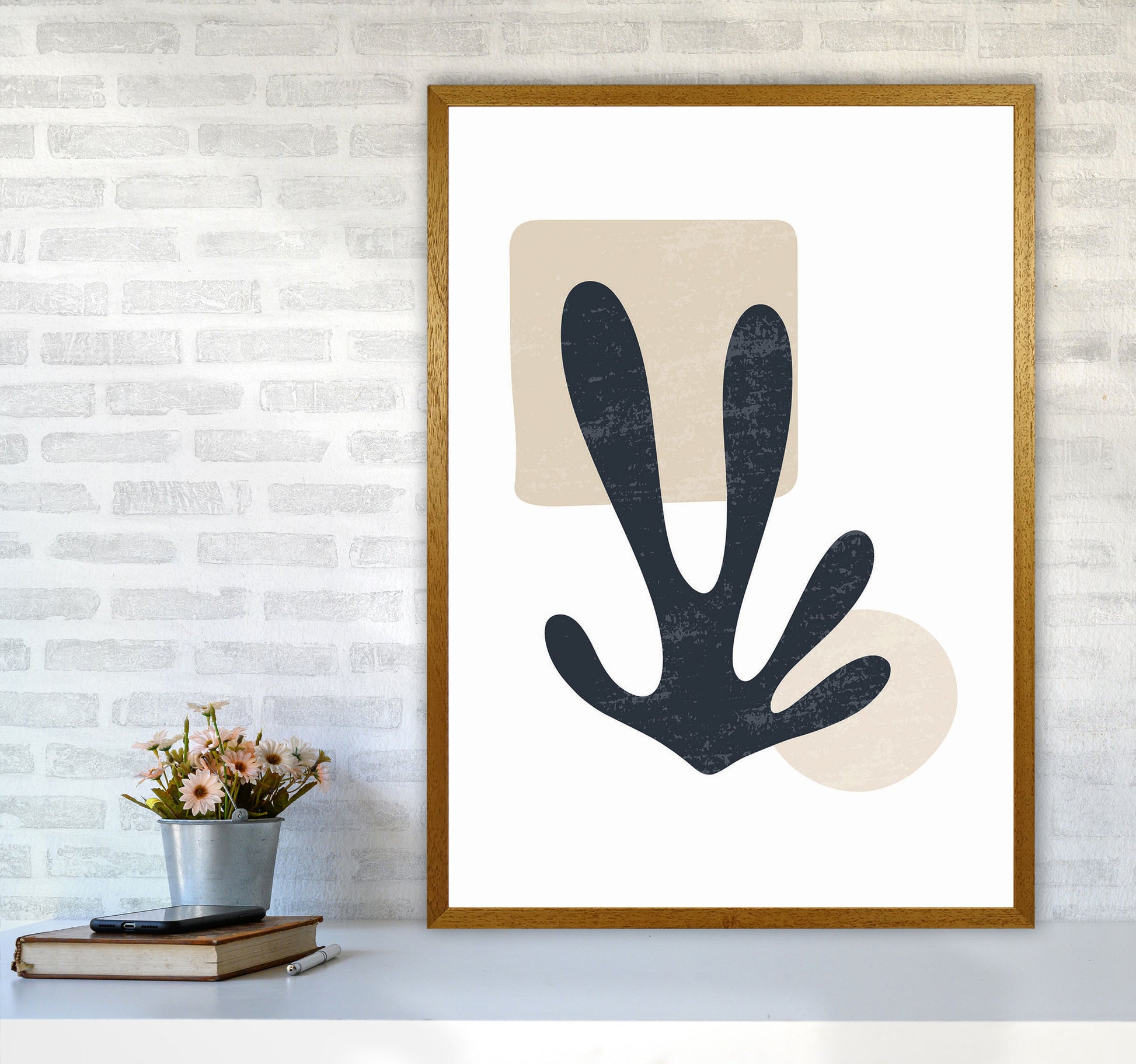 Minimal Abstract Algae II Art Print by Jason Stanley A1 Print Only