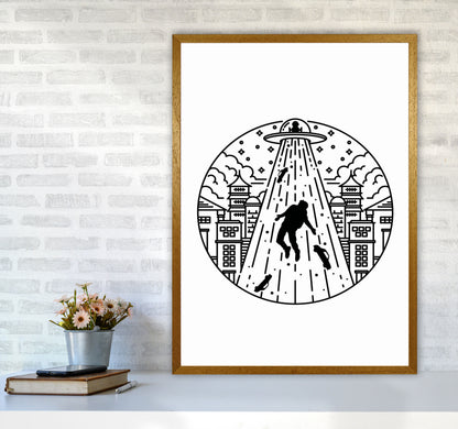 Alien Invasion Art Print by Jason Stanley A1 Print Only