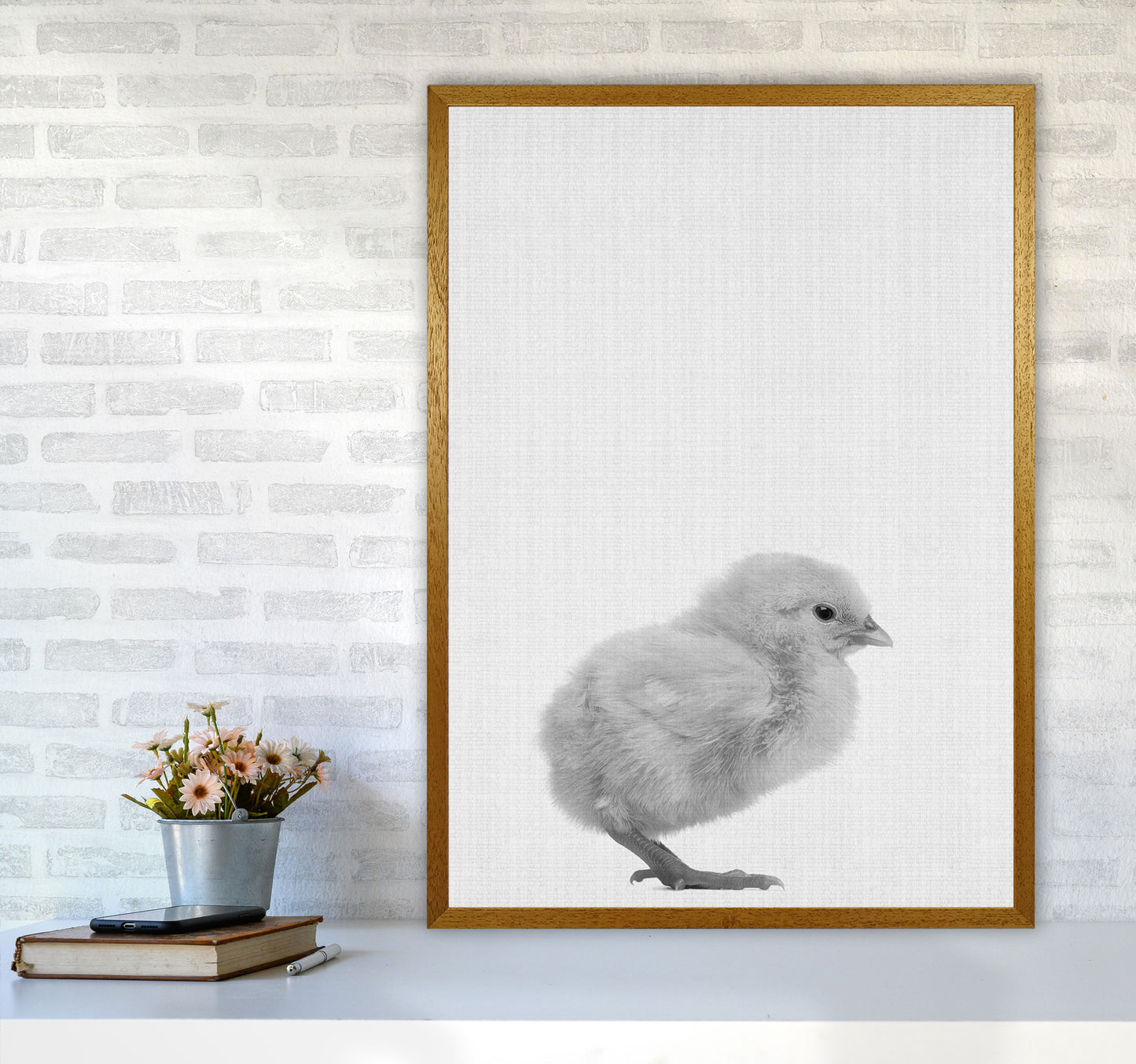 Just Me And My Chick Copy Art Print by Jason Stanley A1 Print Only