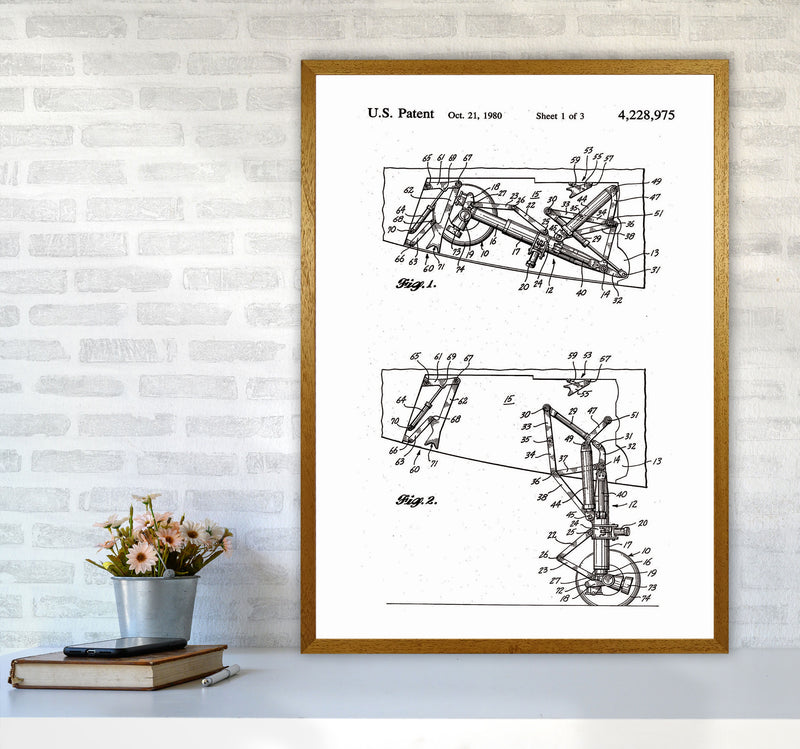 Airplane Landing Gear Patent Art Print by Jason Stanley A1 Print Only