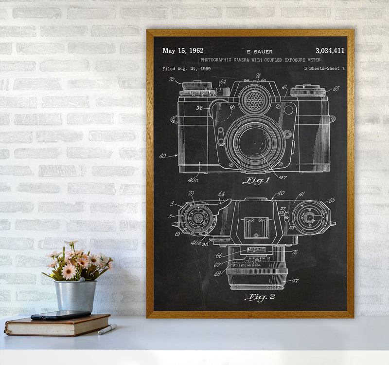 Vintage Camera Patent Art Print by Jason Stanley A1 Print Only