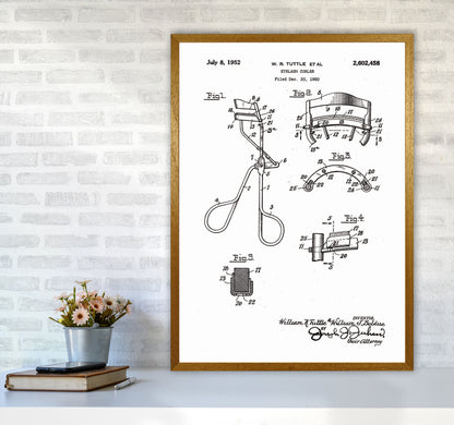 Eyelash Curler Patent Art Print by Jason Stanley A1 Print Only