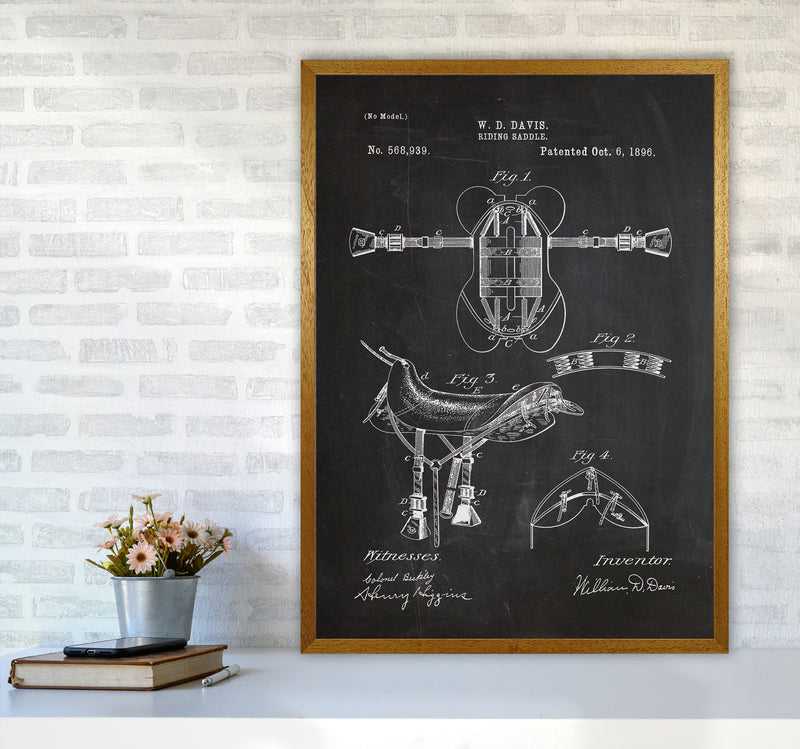 Riding Saddlepatent Art Print by Jason Stanley A1 Print Only