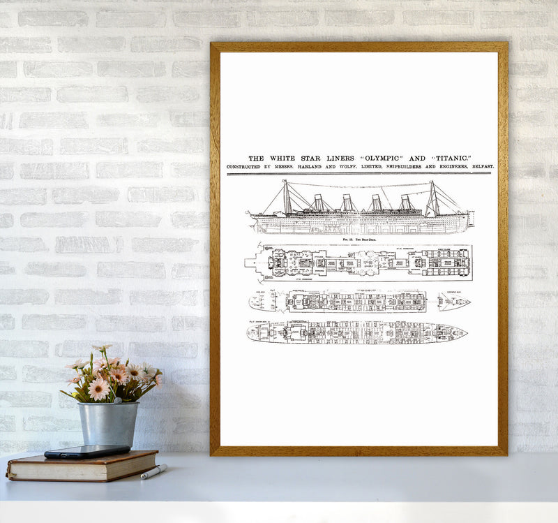 Titanic Patent 2 Art Print by Jason Stanley A1 Print Only