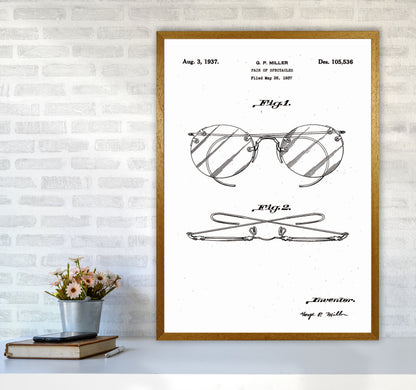 Spectacles Patent Art Print by Jason Stanley A1 Print Only
