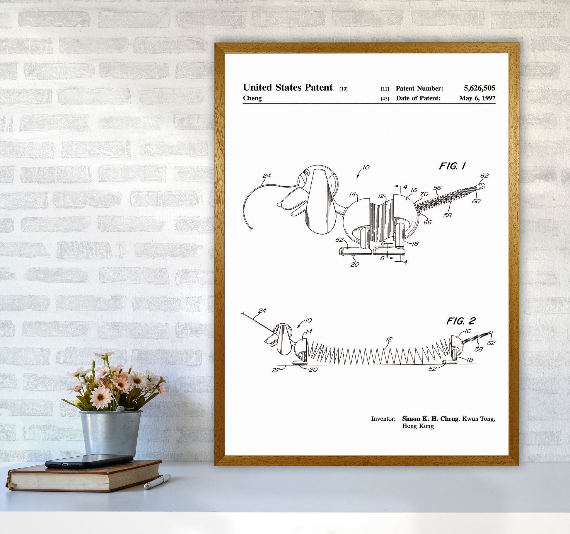 Slinky Dog Patent Art Print by Jason Stanley A1 Print Only