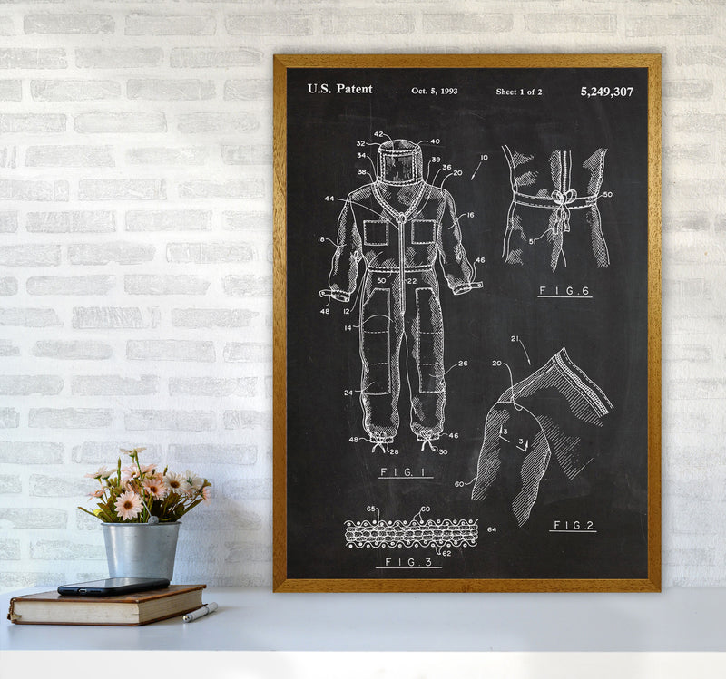 Bee Suit Patent Art Print by Jason Stanley A1 Print Only