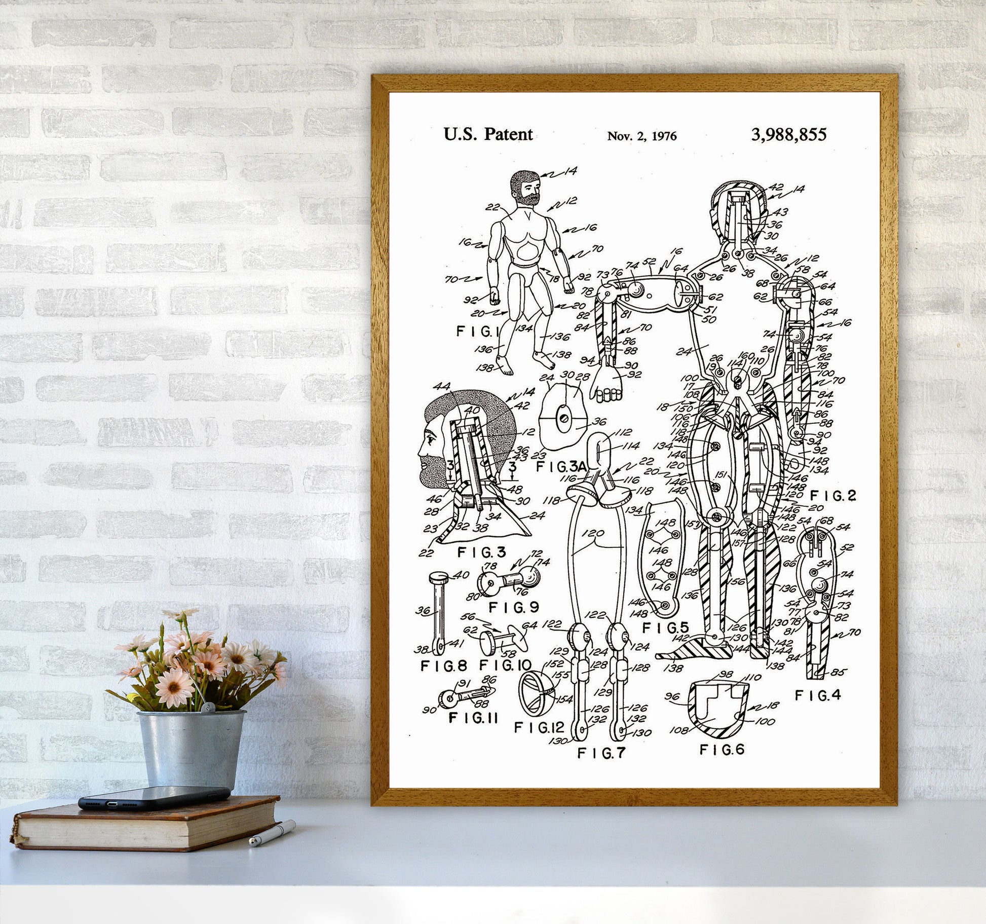Kids Toy Patent Art Print by Jason Stanley A1 Print Only