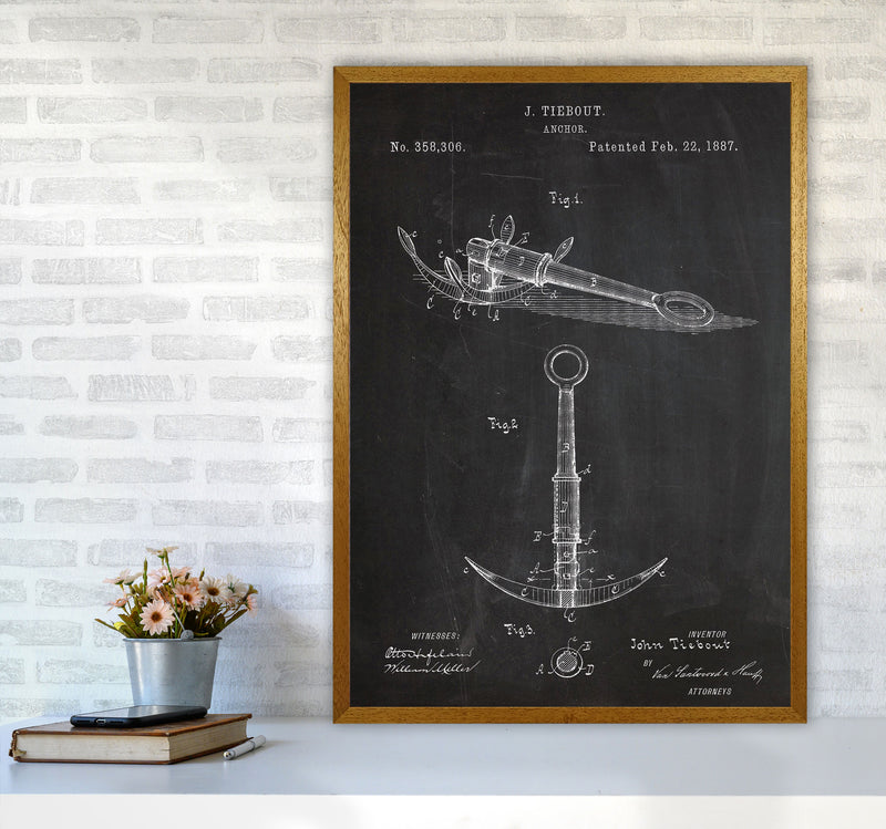 Anchor Patent Art Print by Jason Stanley A1 Print Only