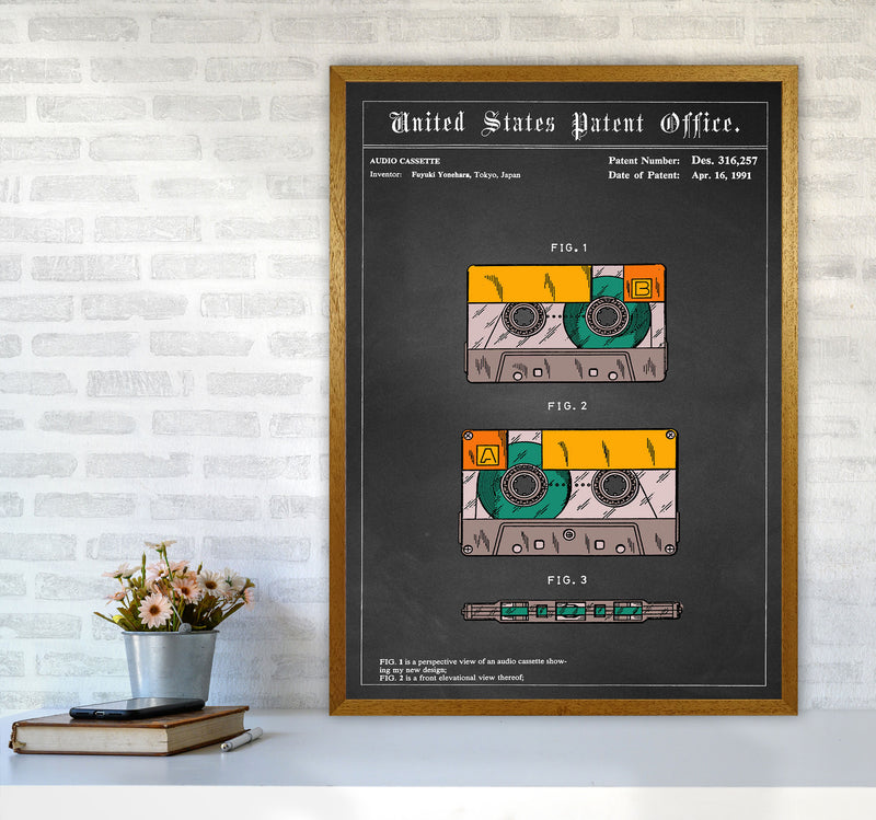 Casette Tape Art Print by Jason Stanley A1 Print Only