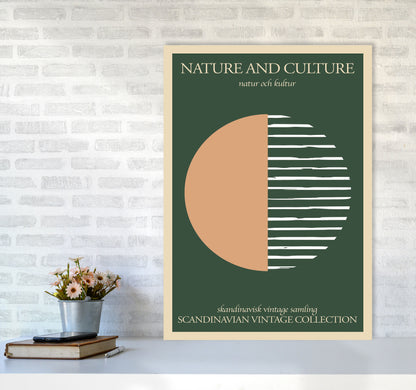 Nature And Culture Scandinavian Collection Art Print by Jason Stanley A1 Black Frame