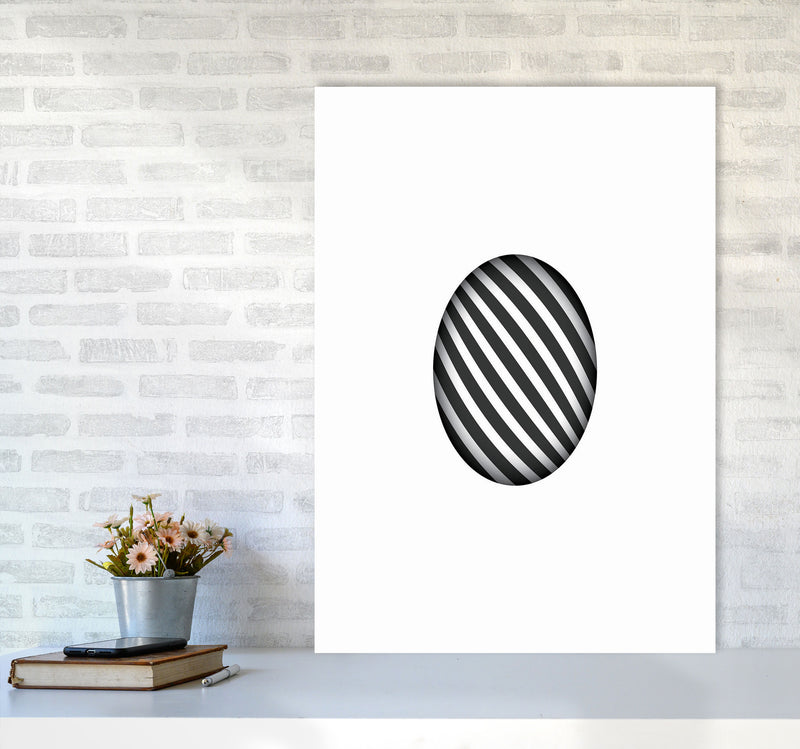 Minimal Geometric Series - 48 Art Print by Jason Stanley A1 Black Frame