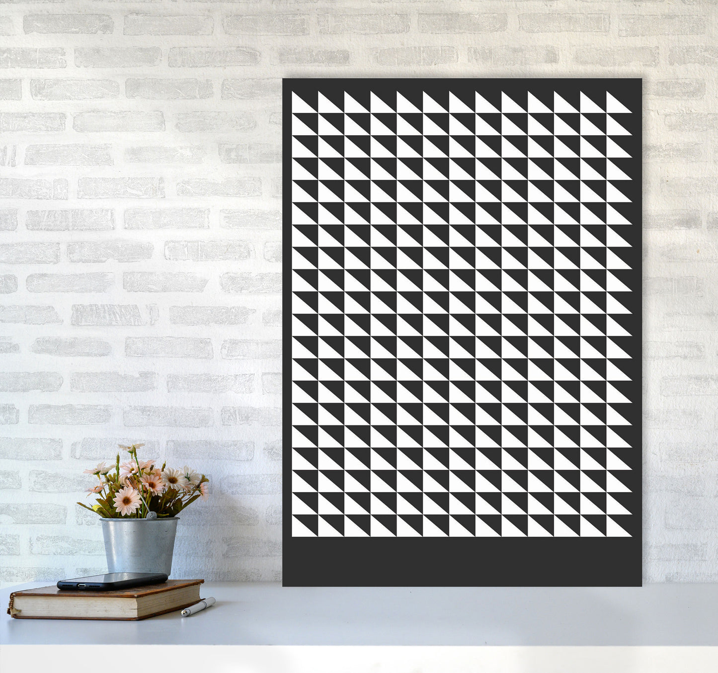 Minimal Geometric Series - 20 Art Print by Jason Stanley A1 Black Frame