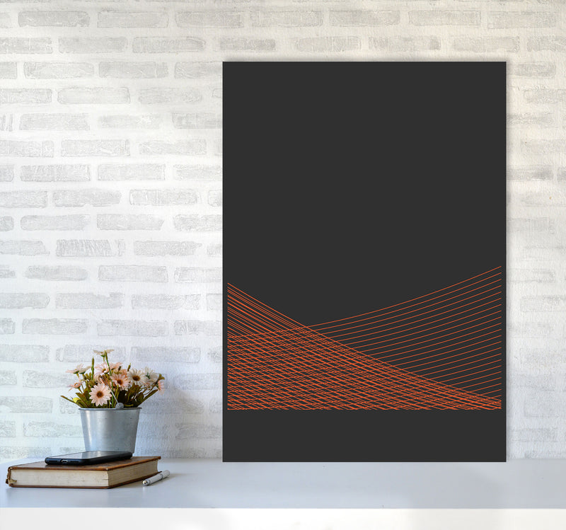 Minimal Geometric Series - 11 Art Print by Jason Stanley A1 Black Frame