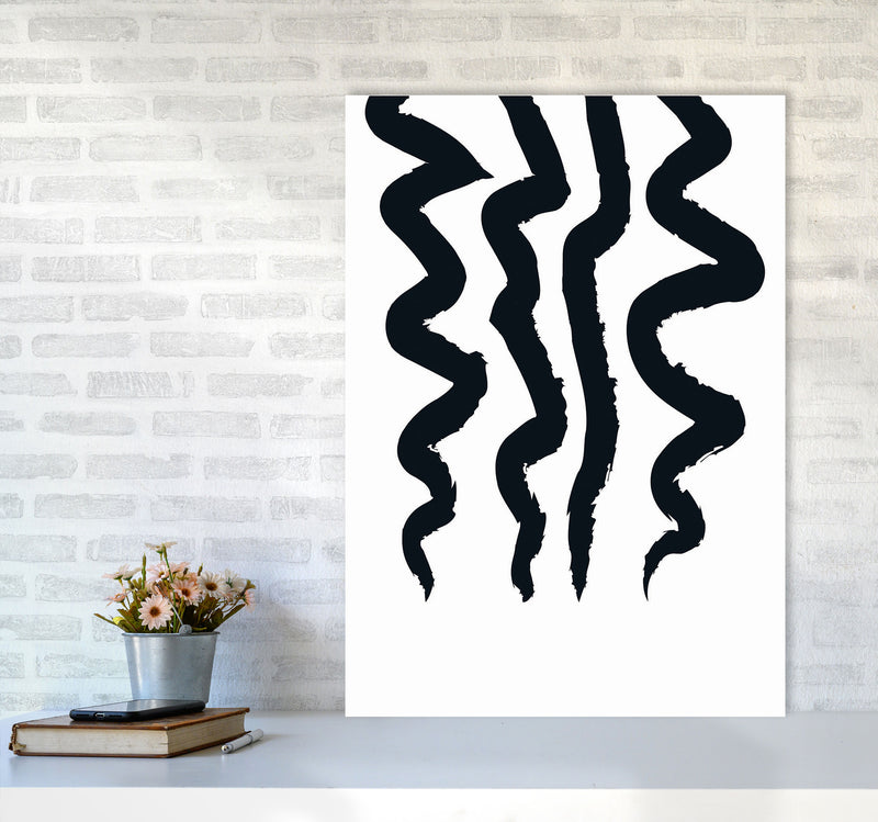 Minimal Geometric Series - 45 Art Print by Jason Stanley A1 Black Frame