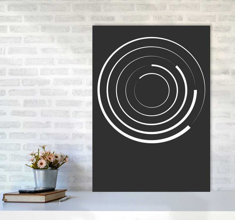 Minimal Geometric Series - 28 Art Print by Jason Stanley A1 Black Frame