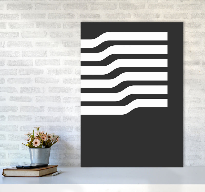 Minimal Geometric Series - 17 Art Print by Jason Stanley A1 Black Frame