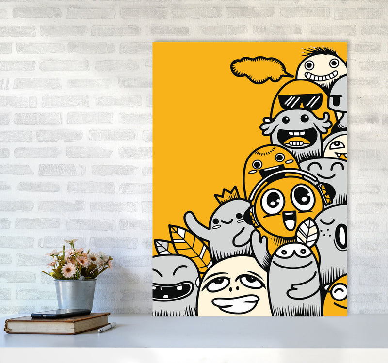 Happiness Comes In Many Forms Art Print by Jason Stanley A1 Black Frame