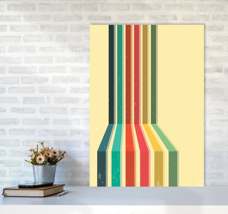 Minimal Geometric Series - 50 Art Print by Jason Stanley A1 Black Frame