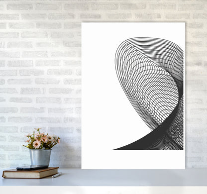 Minimal Geometric Series - 14 Art Print by Jason Stanley A1 Black Frame