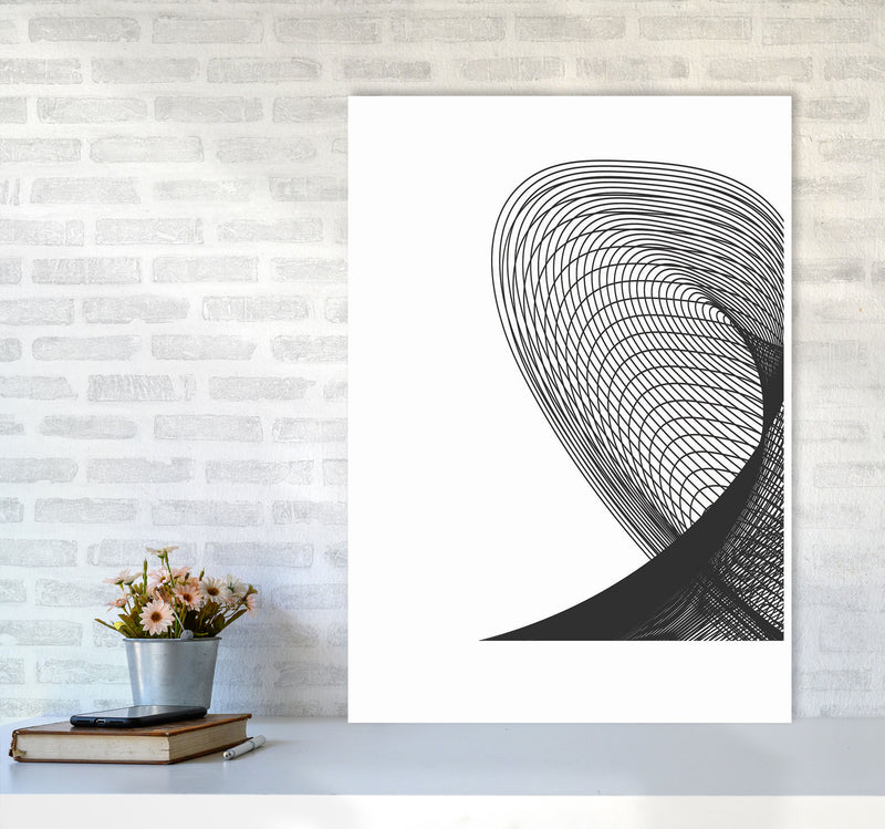Minimal Geometric Series - 14 Art Print by Jason Stanley A1 Black Frame
