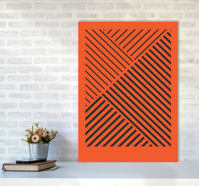 Minimal Geometric Series - 23 Art Print by Jason Stanley A1 Black Frame