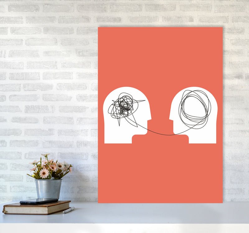 Disorganized To Organized Art Print by Jason Stanley A1 Black Frame