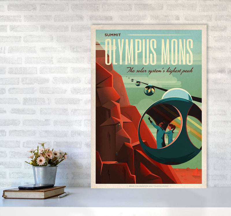 Spacex - Valles Marineris Art Print by Jason Stanley A1 Black Frame