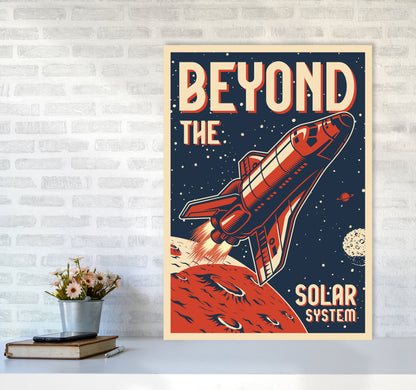 Outer Space Series - #14 Art Print by Jason Stanley A1 Black Frame