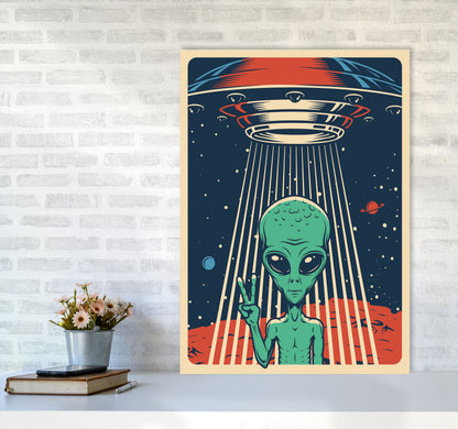Outer Space Series - #5 Art Print by Jason Stanley A1 Black Frame