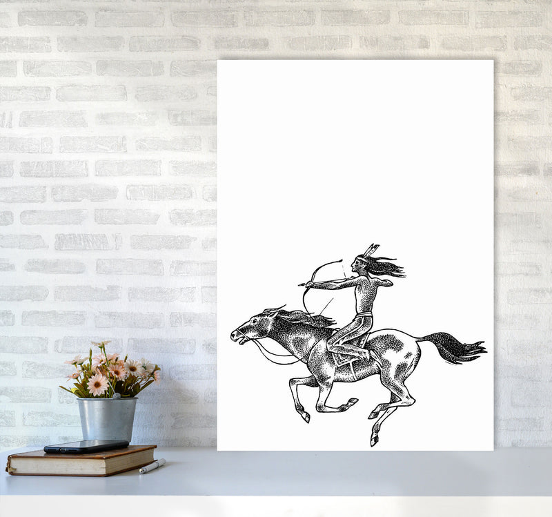 Native American Indian Art Print by Jason Stanley A1 Black Frame