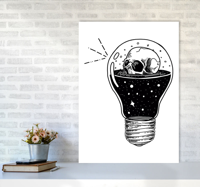 I Think He Had An Idea Art Print by Jason Stanley A1 Black Frame