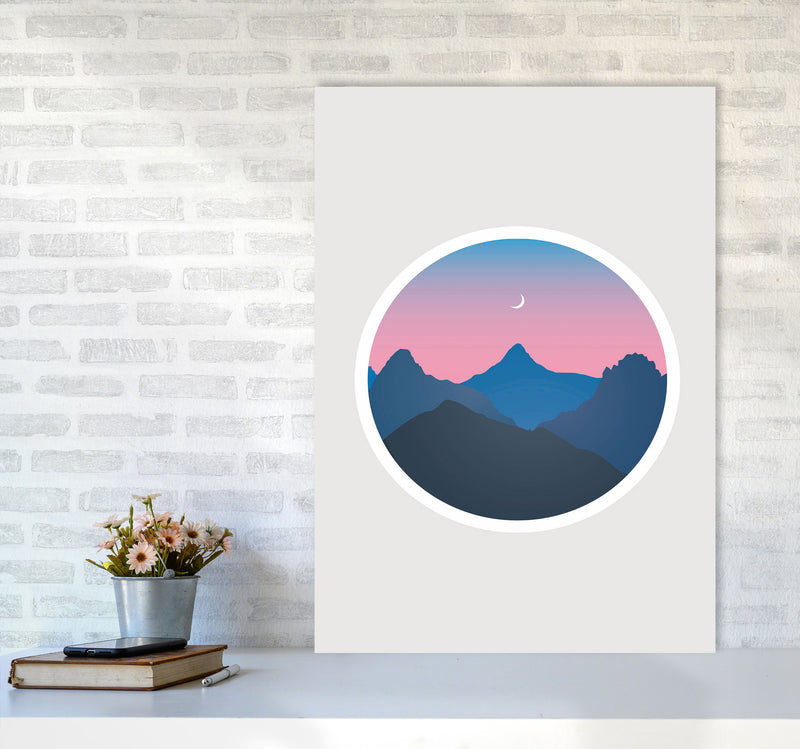 Moody Moonrise Kingdom Art Print by Jason Stanley A1 Black Frame