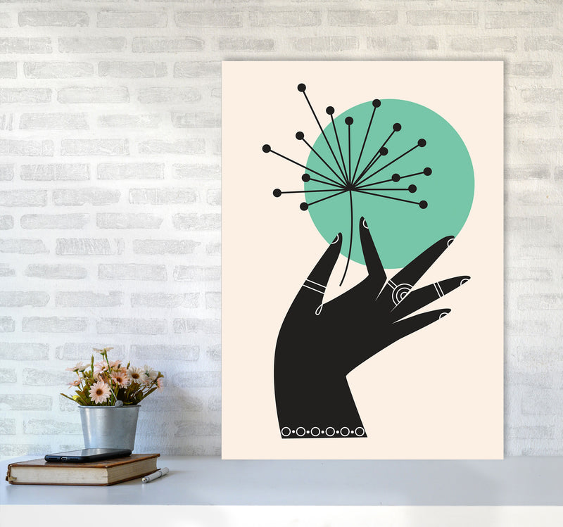 What A Pretty Flower Art Print by Jason Stanley A1 Black Frame