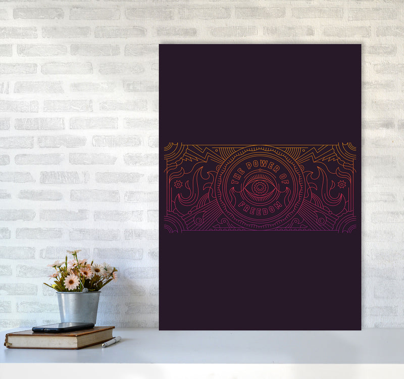 The Power Of Freedom Art Print by Jason Stanley A1 Black Frame