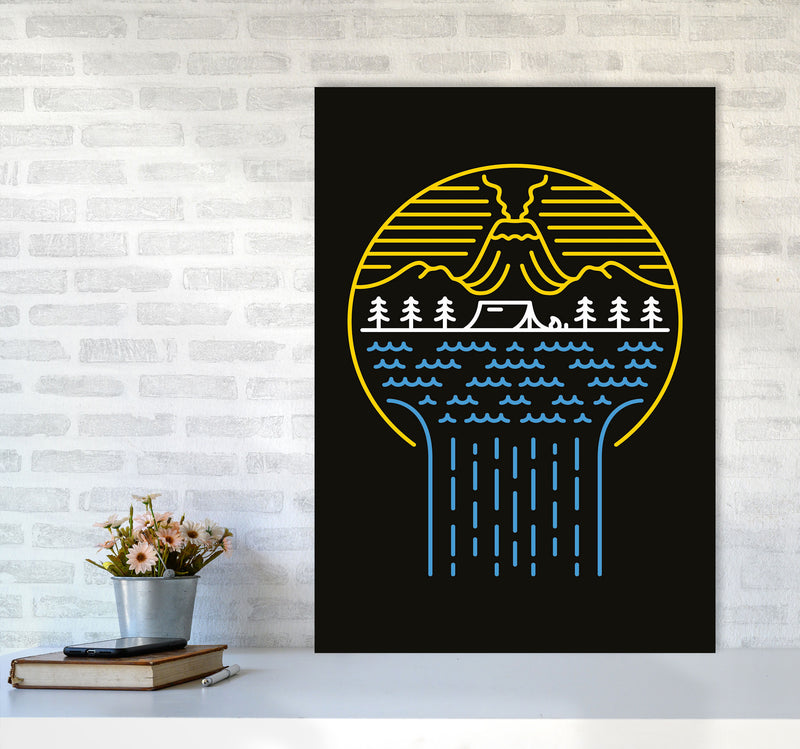 Minimal Nature Vibes Art Print by Jason Stanley A1 Black Frame
