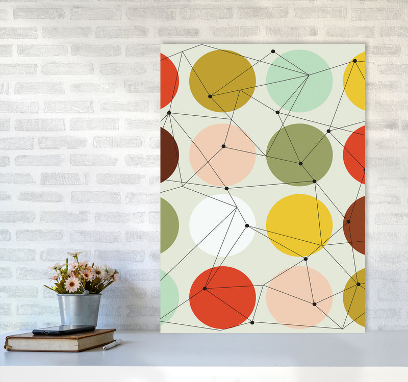 Geometry On Circles Art Print by Jason Stanley A1 Black Frame
