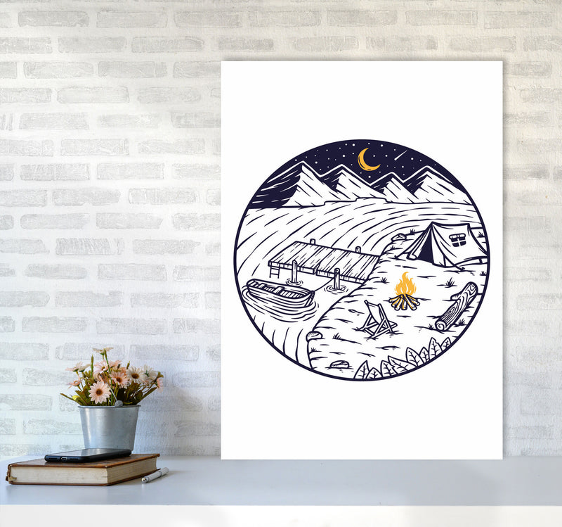 Slice Of Paradise Art Print by Jason Stanley A1 Black Frame