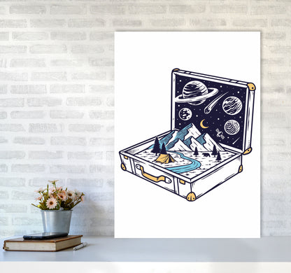 Carry On Carry All Art Print by Jason Stanley A1 Black Frame