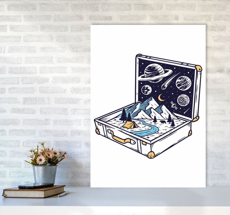Carry On Carry All Art Print by Jason Stanley A1 Black Frame