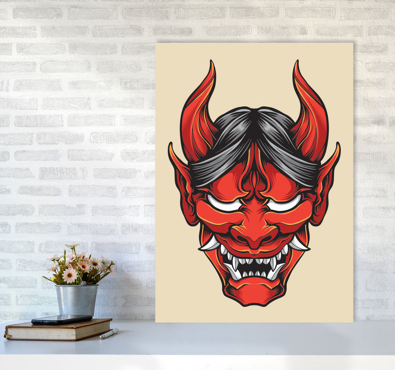 Japanese Folklore Art Print by Jason Stanley A1 Black Frame
