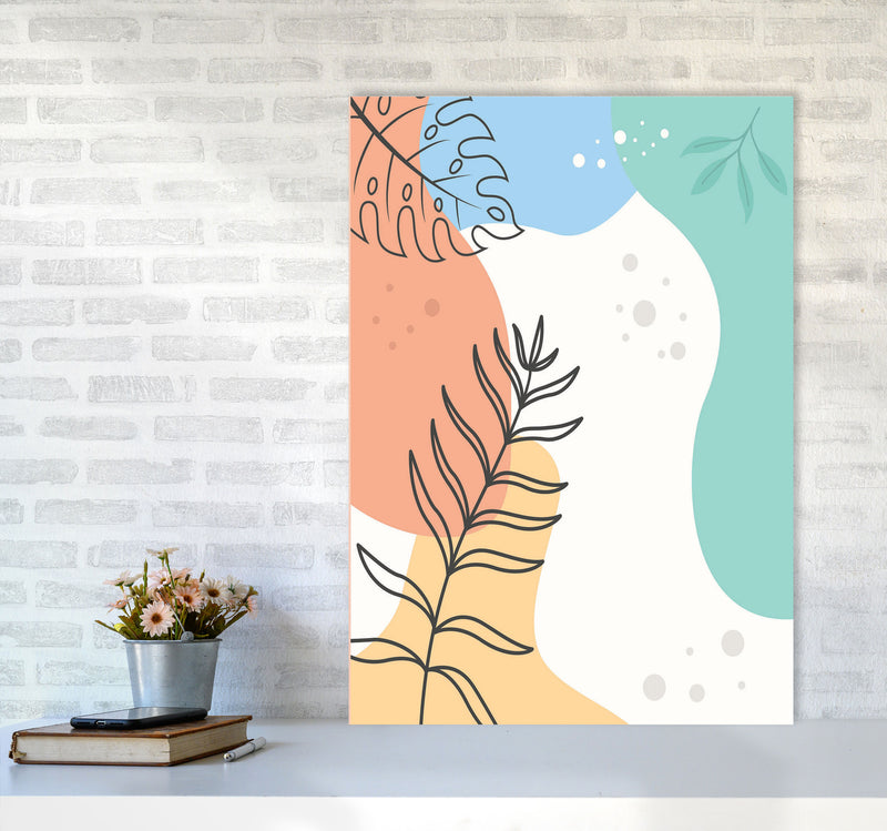 Abstract Leaves II Art Print by Jason Stanley A1 Black Frame
